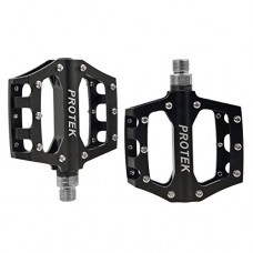 Mzyrh Mountain Bike Pedals - Aluminum Alloy Cycling Sealed Bearing Flat Platform Pedals with Anti-Skid Pins - Lightweight Bike Accessories for Mountain Bike  Road Bike  and Off Road Bike - B07DHJ1366